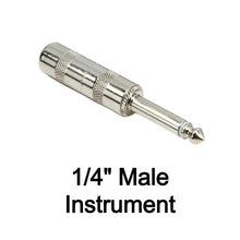 Load image into Gallery viewer, 1/4" Male TS Jack for Spark Instrument & Headphone Combo Cable